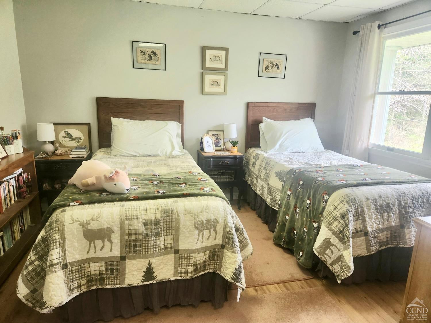 60 Burma Road Kinderhook, NY 12106 - Photo 23 of 43 a bedroom with double bed and a window