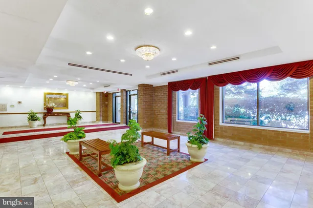 a very nice looking room with a large window