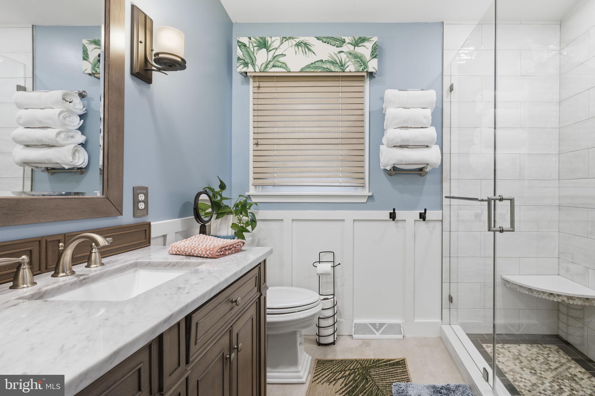 502 North Shamrock Road Bel Air, MD 21014 - Photo 22 of 46 Primary bath w/walk-in shower