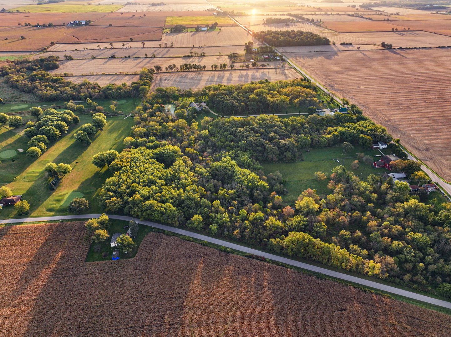 0 Hunter Road Capron, IL 61012 - Photo 4 of 36 a view of a lake from a balcony