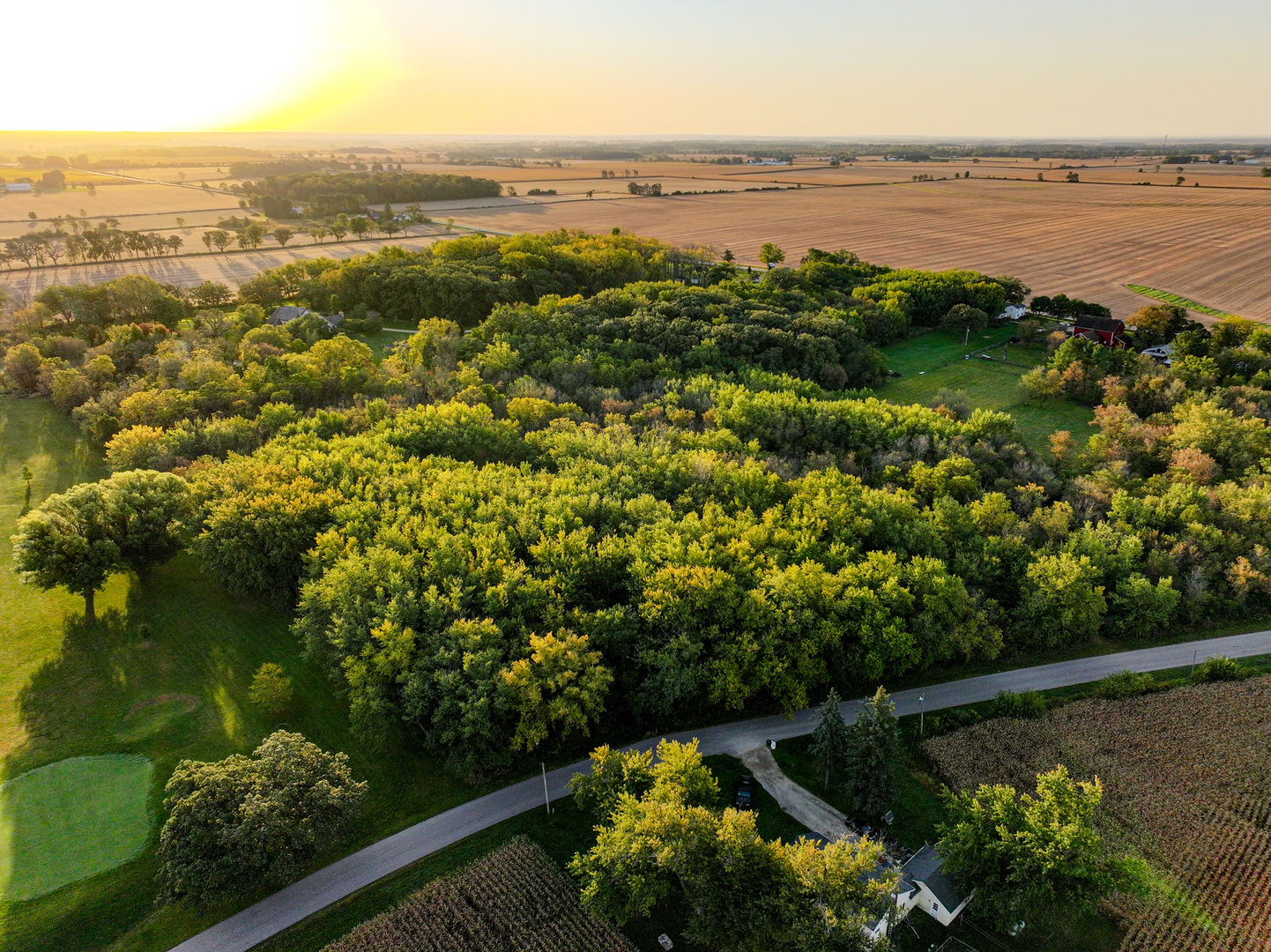 0 Hunter Road Capron, IL 61012 - Photo 9 of 36 a view of a lake with a city