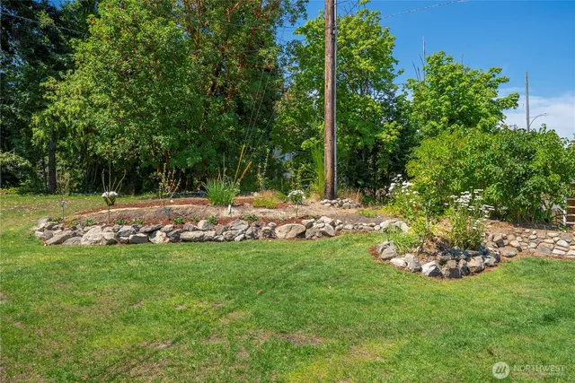 a view of a green field