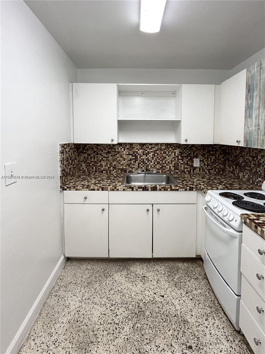 699 Northeast 86th Street, Unit 2 Miami, FL 33138 - Photo 2 of 12 a kitchen with a sink and cabinets