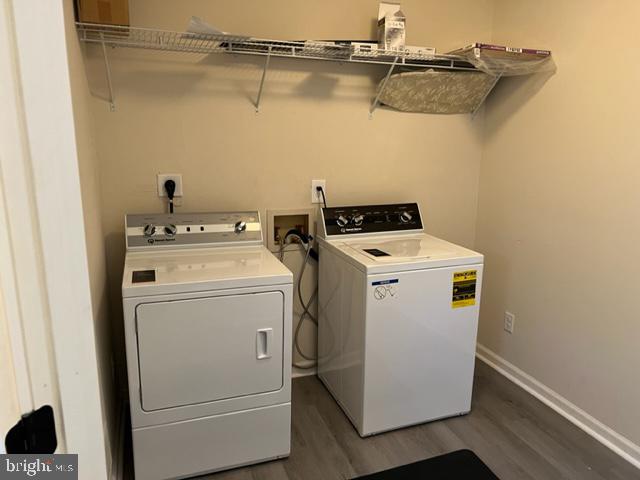17207 Manning Drive Accokeek, MD 20607 - Photo 7 of 18 a utility room with dryer and washer