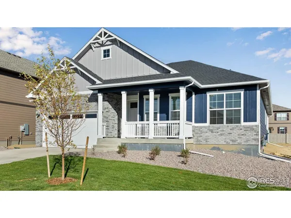 a house view with a garden space
