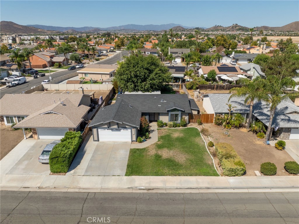 29773 Gifhorn Road Menifee, CA 92584 - Photo 23 of 25 an aerial view of residential houses with outdoor space
