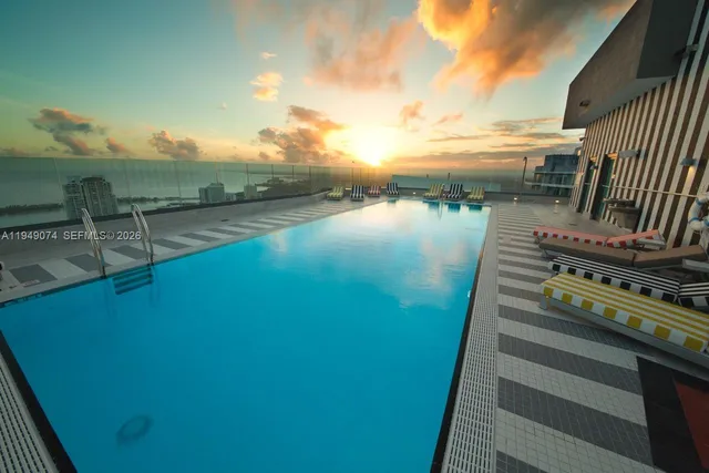 a view of a balcony with lake