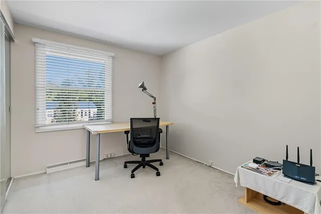 a view of a workspace with a window