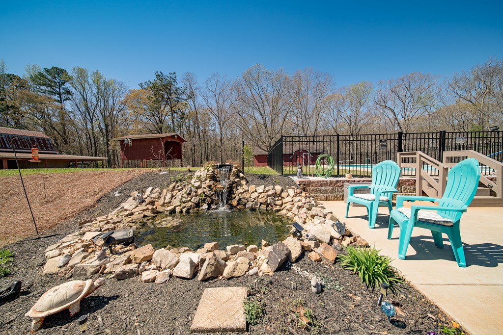 636 Judson Bulloch Road Warm Springs, GA 31830 - Photo 45 of 72 Koi Pond with Waterfall