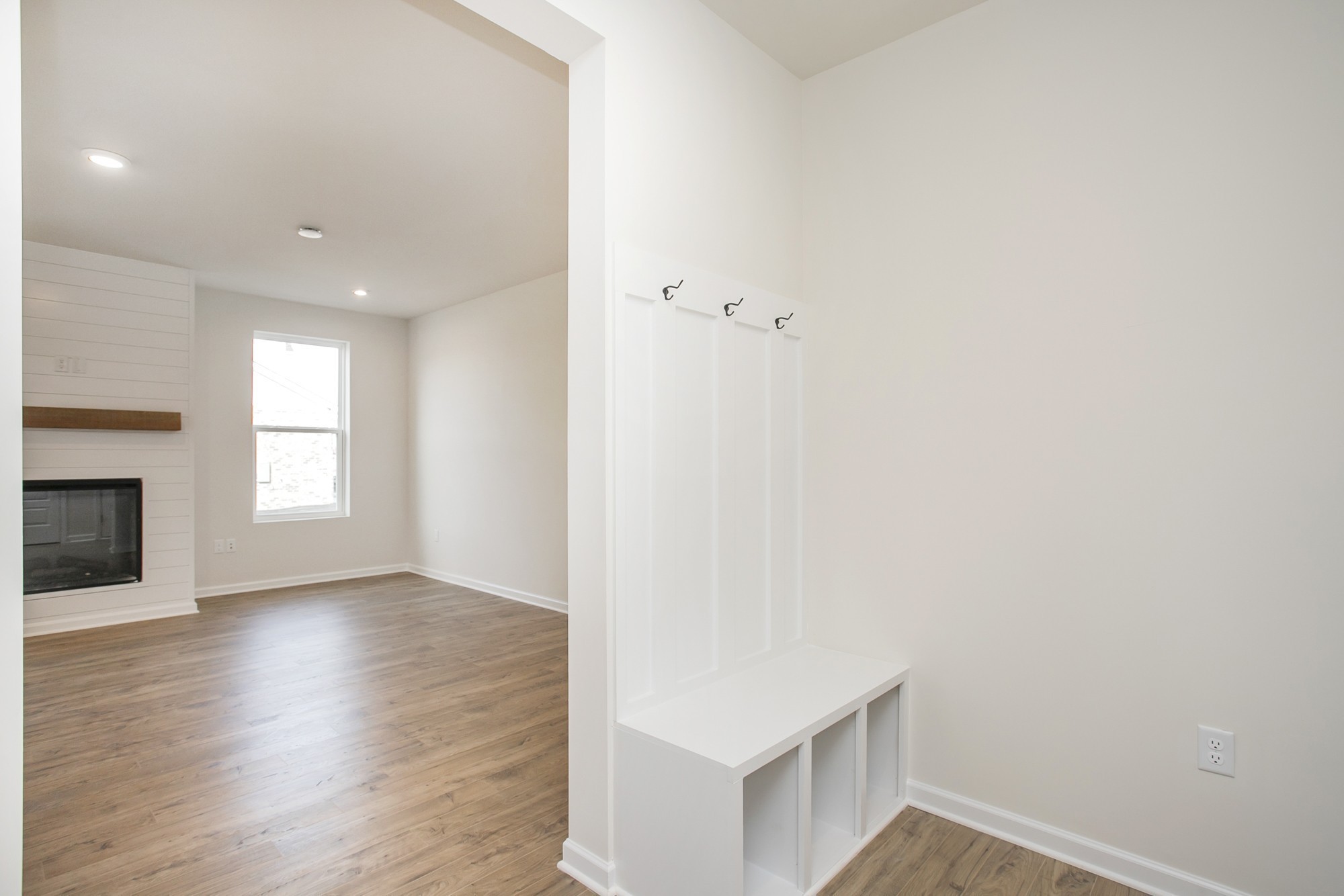 1308 Godwin Road Hermitage, TN 37076 - Photo 44 of 45 a view of an empty room with wooden floor and a window