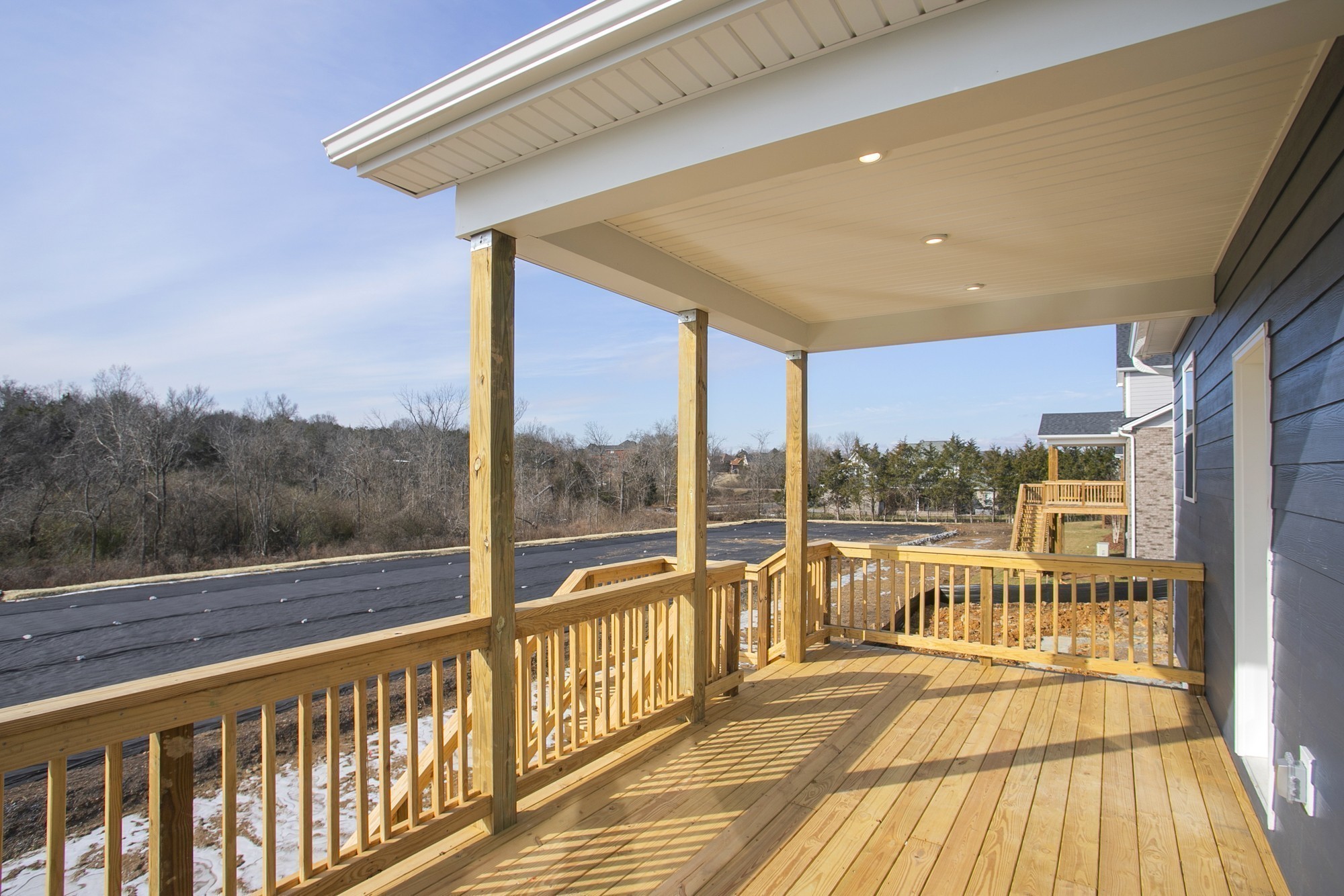 1308 Godwin Road Hermitage, TN 37076 - Photo 45 of 45 a view of a balcony with wooden floor next to a yard