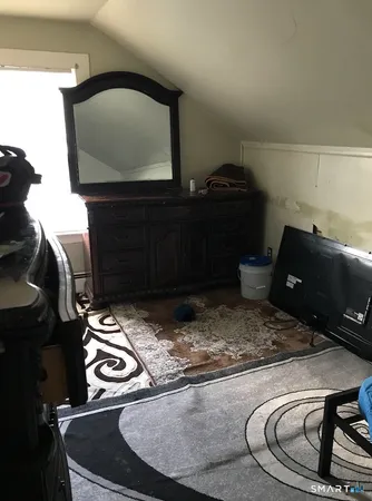 a close view of water heater room