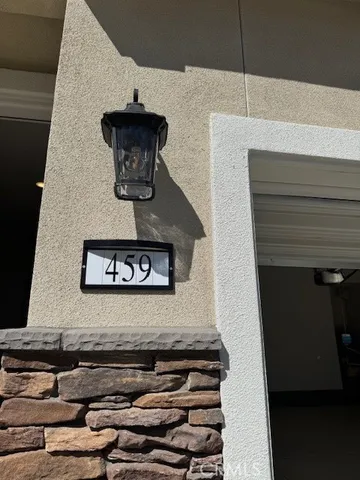 a view of a entryway of the house