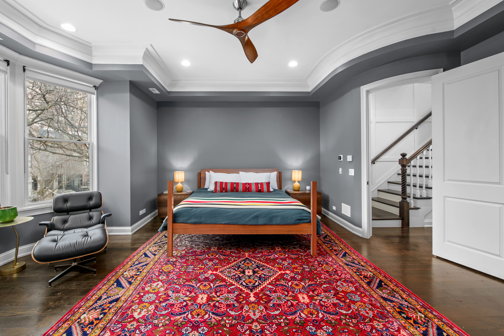 41 East Elm Street Chicago, IL 60611 - Photo 20 of 50 a bedroom with furniture and a rug