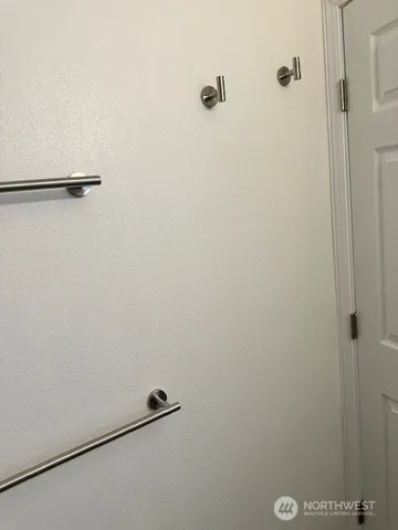 a bathroom that has a shower in it