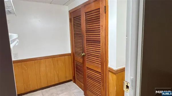 a view of balcony and wooden floor