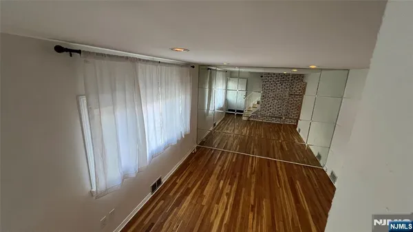 a view of wooden floor