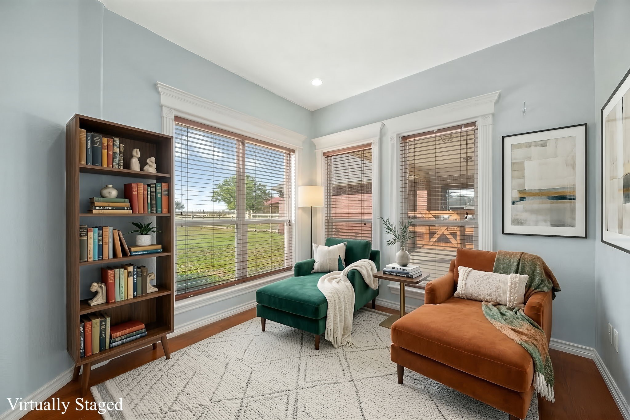 7740 Farm To Market 1462 Rosharon, TX 77583 - Photo 15 of 35 a living room with furniture and a book shelf