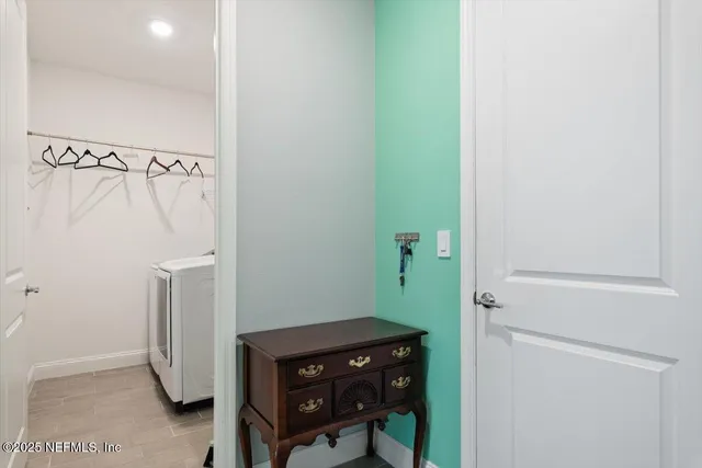 a view of walk in closet