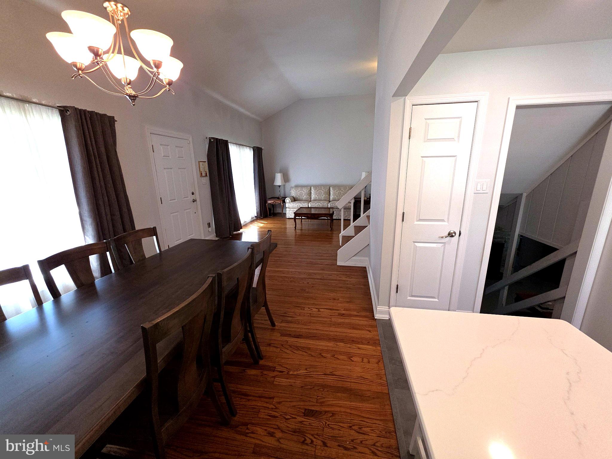 156 Crockett Road Warminster, PA 18974 - Photo 17 of 57 a view of a dining room with furniture and wooden floor
