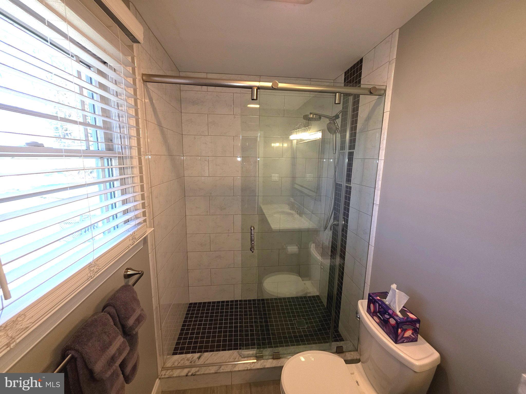 156 Crockett Road Warminster, PA 18974 - Photo 35 of 57 a bathroom with a shower and a toilet