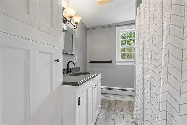 a view of wooden floor