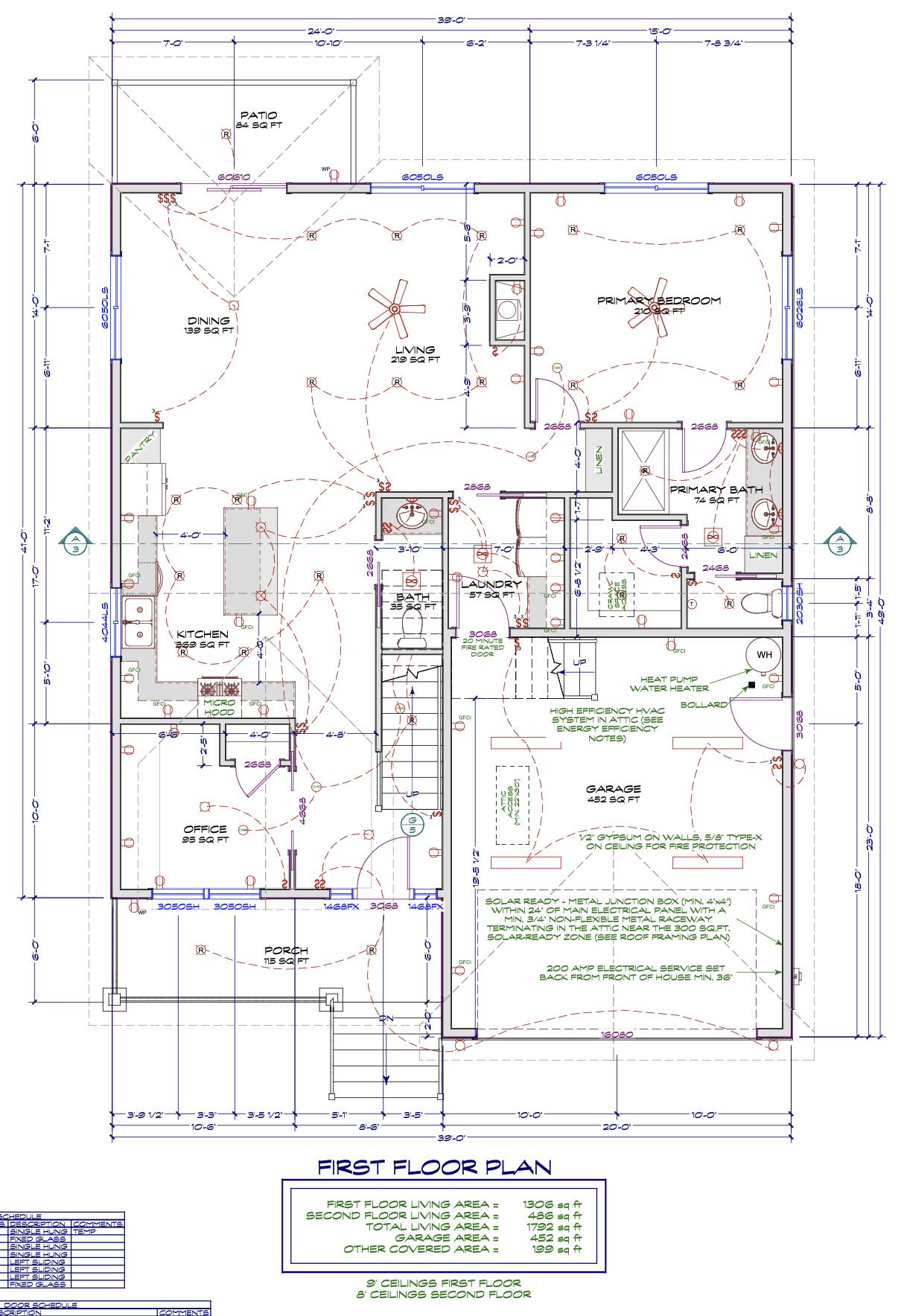 388 Randy Street Ashland, OR 97520 - Photo 29 of 30 Main level floor plan