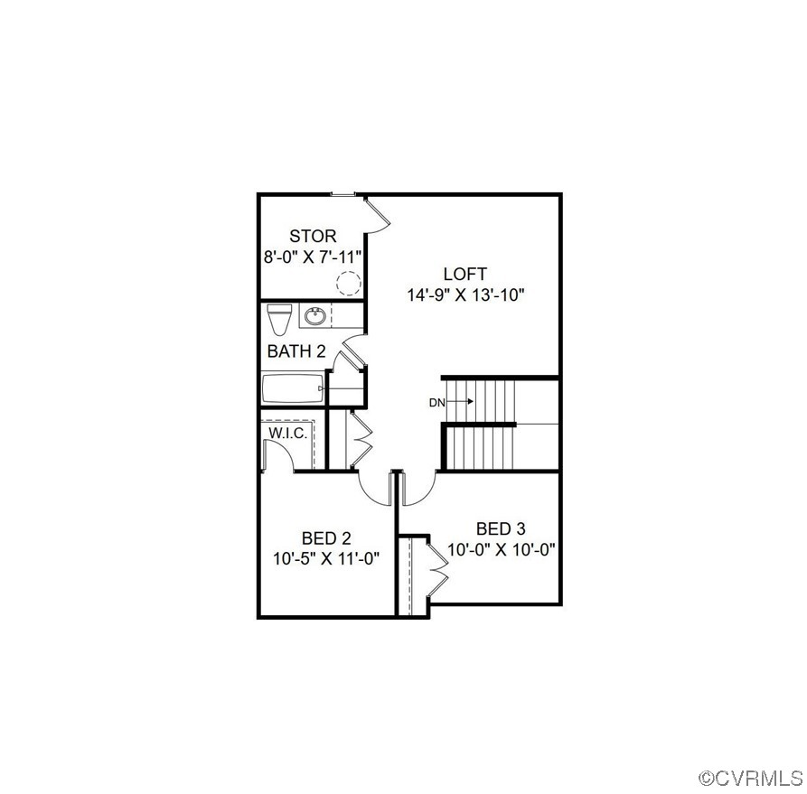 12912 Deep Wl Road Midlothian, VA 23112 - Photo 3 of 3 SECOND FLOOR