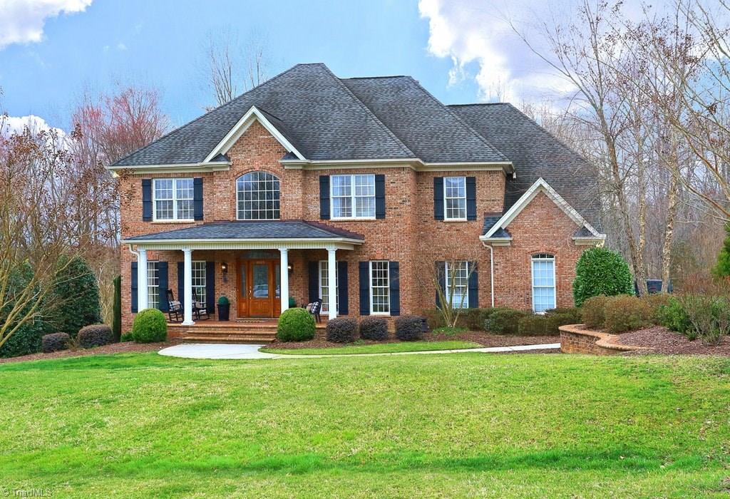 This lovely brick home sits on a private cul-de-sac lot in Oak Ridge.   