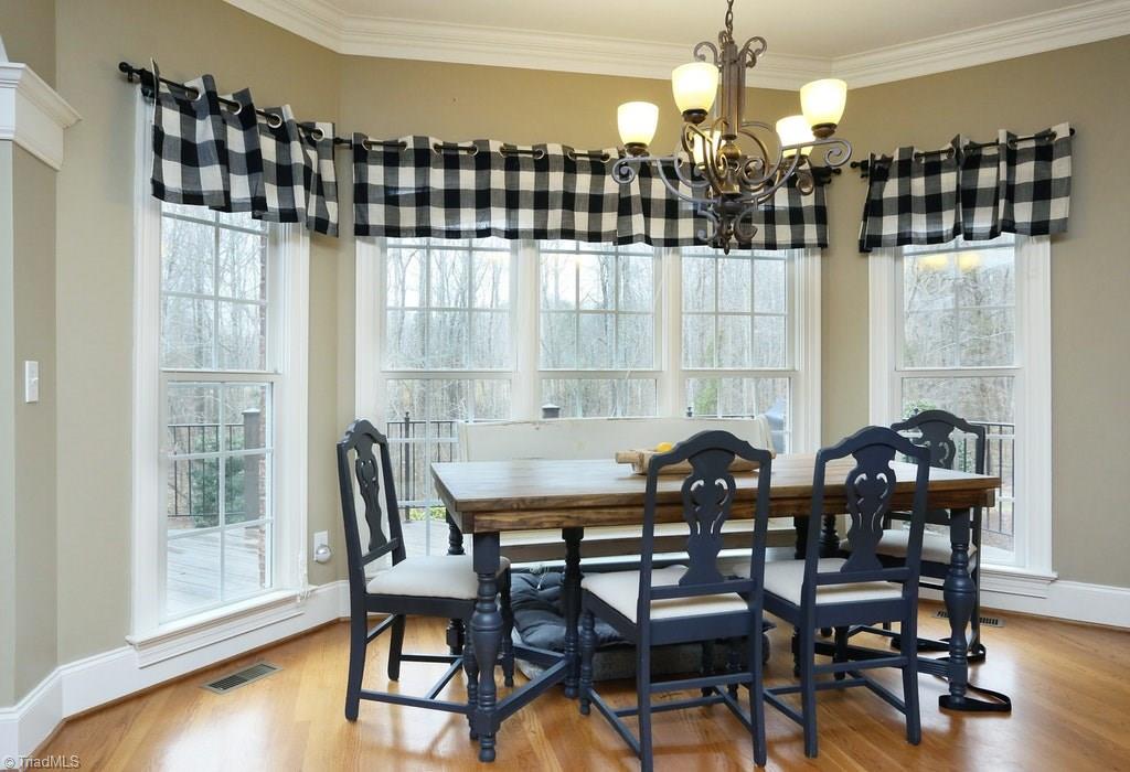 8403 Oakchester Court Oak Ridge, NC 27310 - Photo 8 of 18 The dinette overlooks the private back yard and pool.
