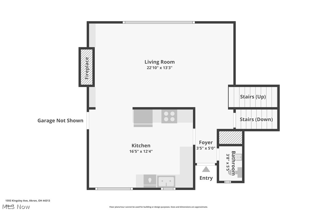 2758 Shellhart Road Norton, OH 44203 - Photo 38 of 41 First level floor plan