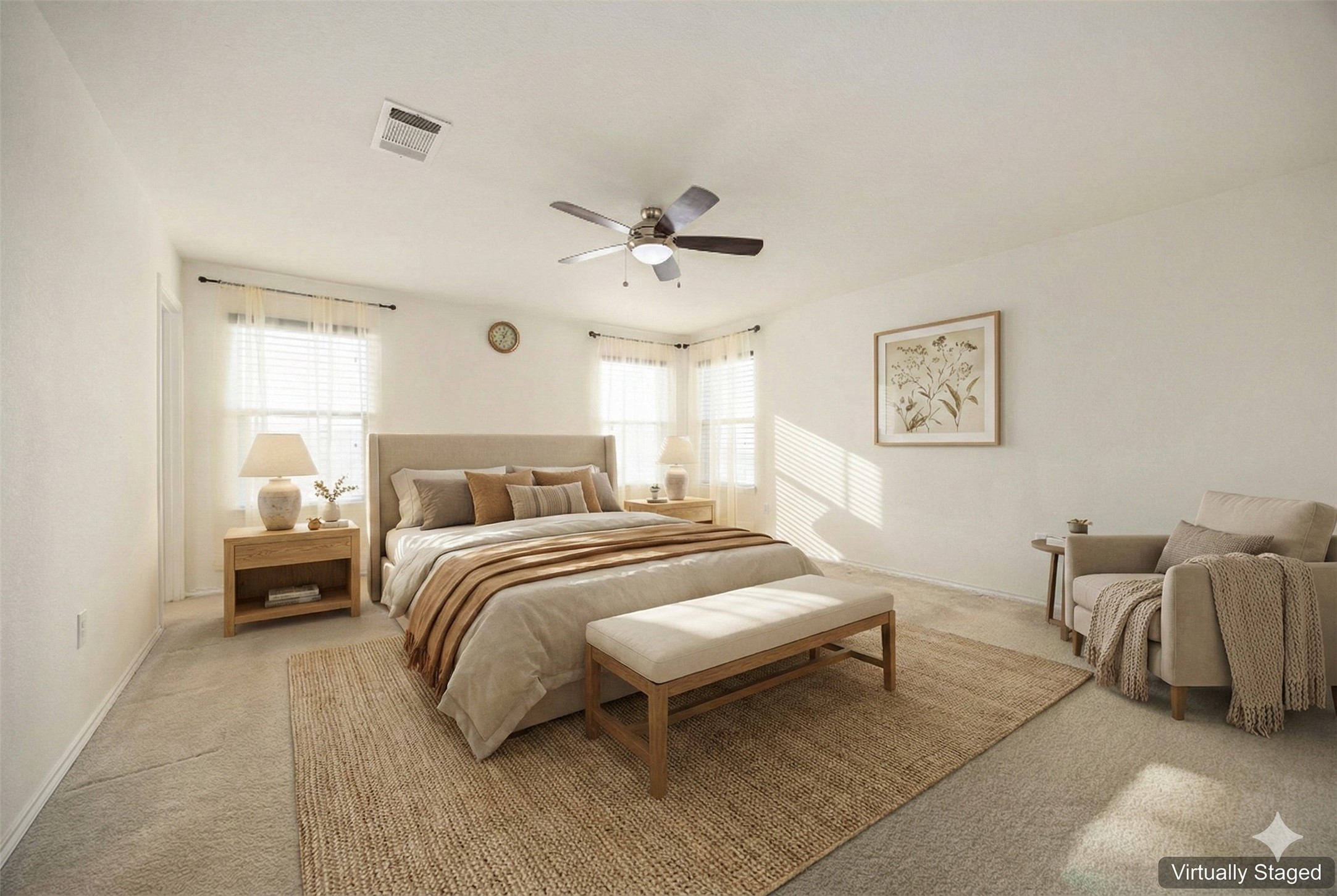 14615 Goshawk Drive Pflugerville, TX 78660 - Photo 15 of 29 a spacious bedroom with a bed and window