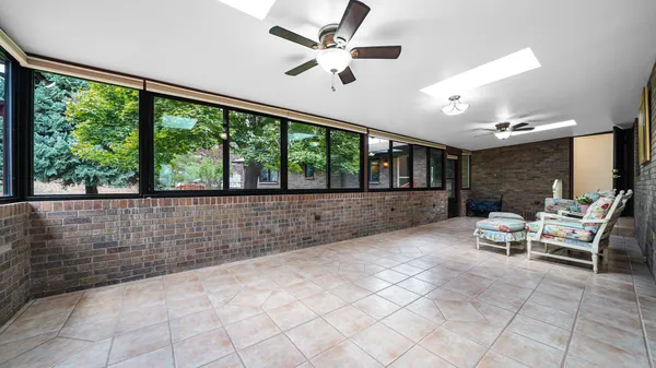 a very nice looking room with a large window