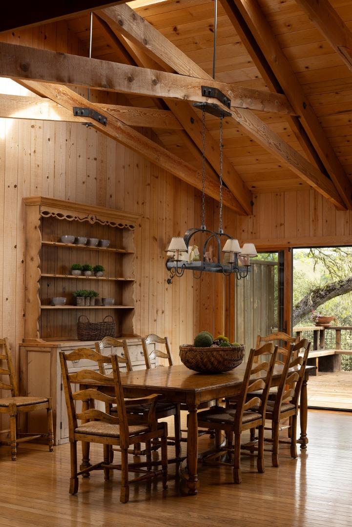 17094 Cachagua Road Carmel Valley, CA 93924 - Photo 12 of 42 a dinning table and chairs in a patio