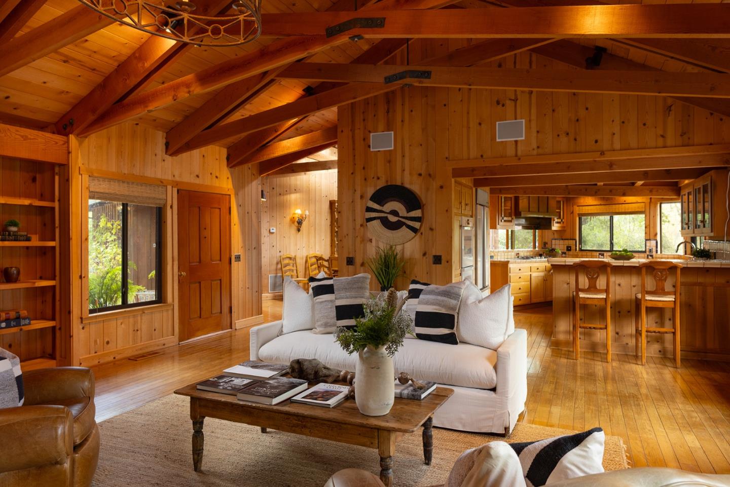 17094 Cachagua Road Carmel Valley, CA 93924 - Photo 5 of 42 a living room with furniture and a potted plant