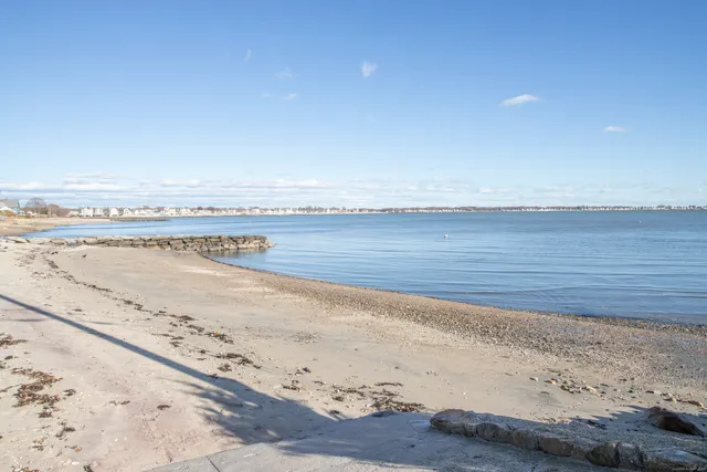 a view of an ocean beach