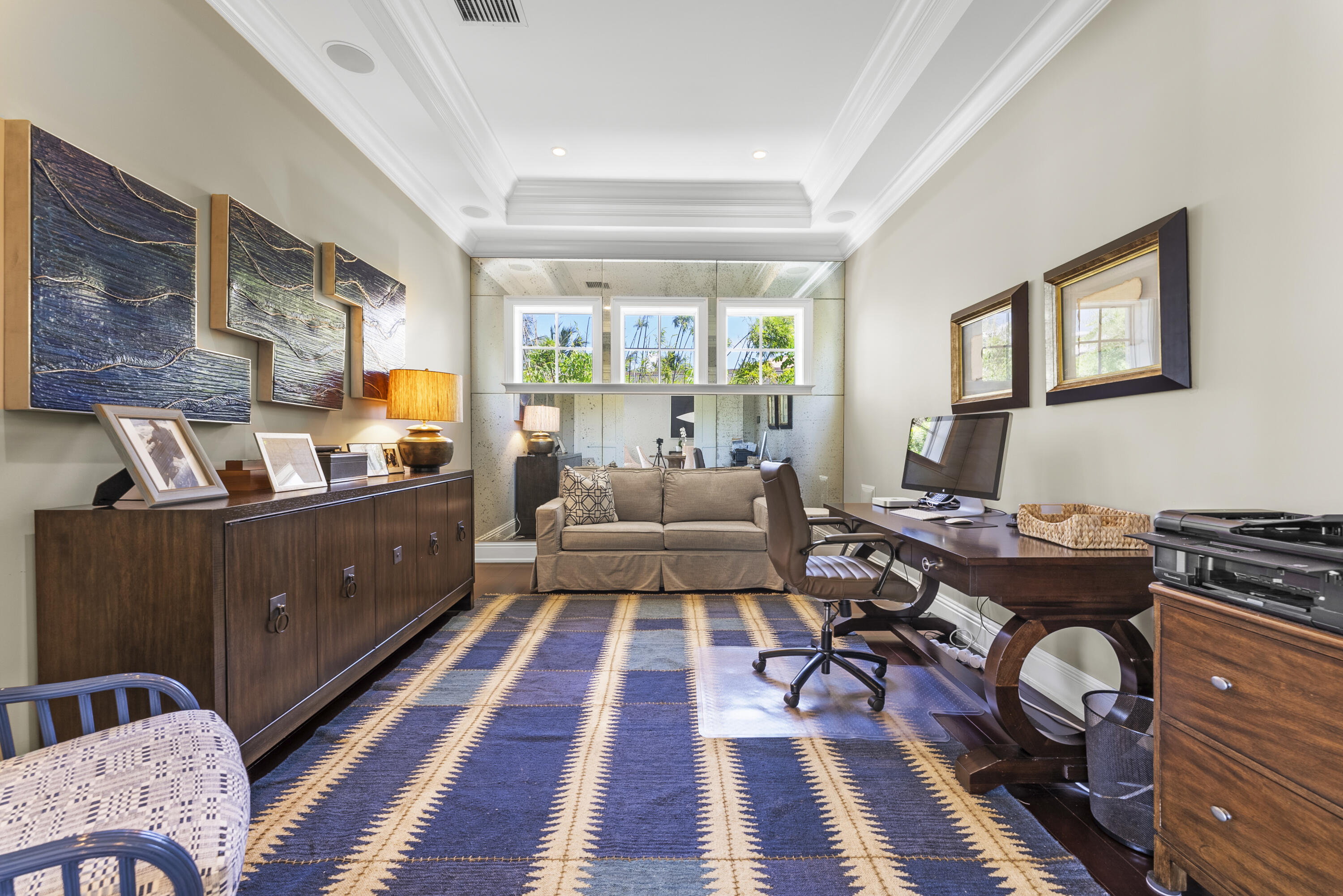 975 Banyan Drive Delray Beach, FL 33483 - Photo 19 of 66 a bed room with furniture and a wooden floor