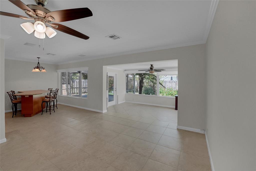 2725 Southeast 5th Court Pompano Beach, FL 33062 - Photo 4 of 37 a view of livingroom with furniture and chandelier fan