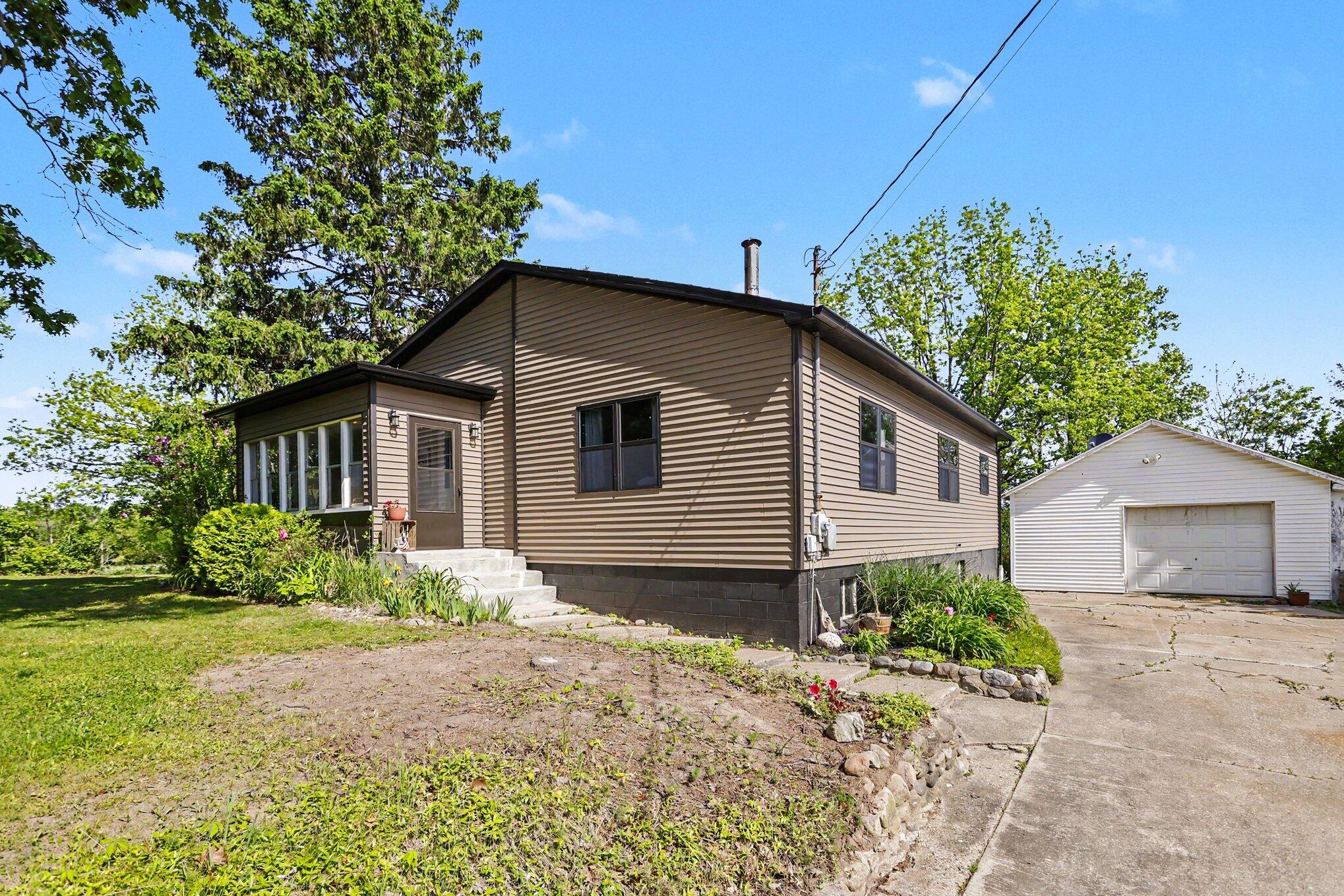 9007 Lake Road Eau Claire, MI 49111 - Photo 1 of 33 House with detached garage