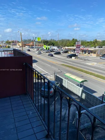 a view of city from terrace along with seating space