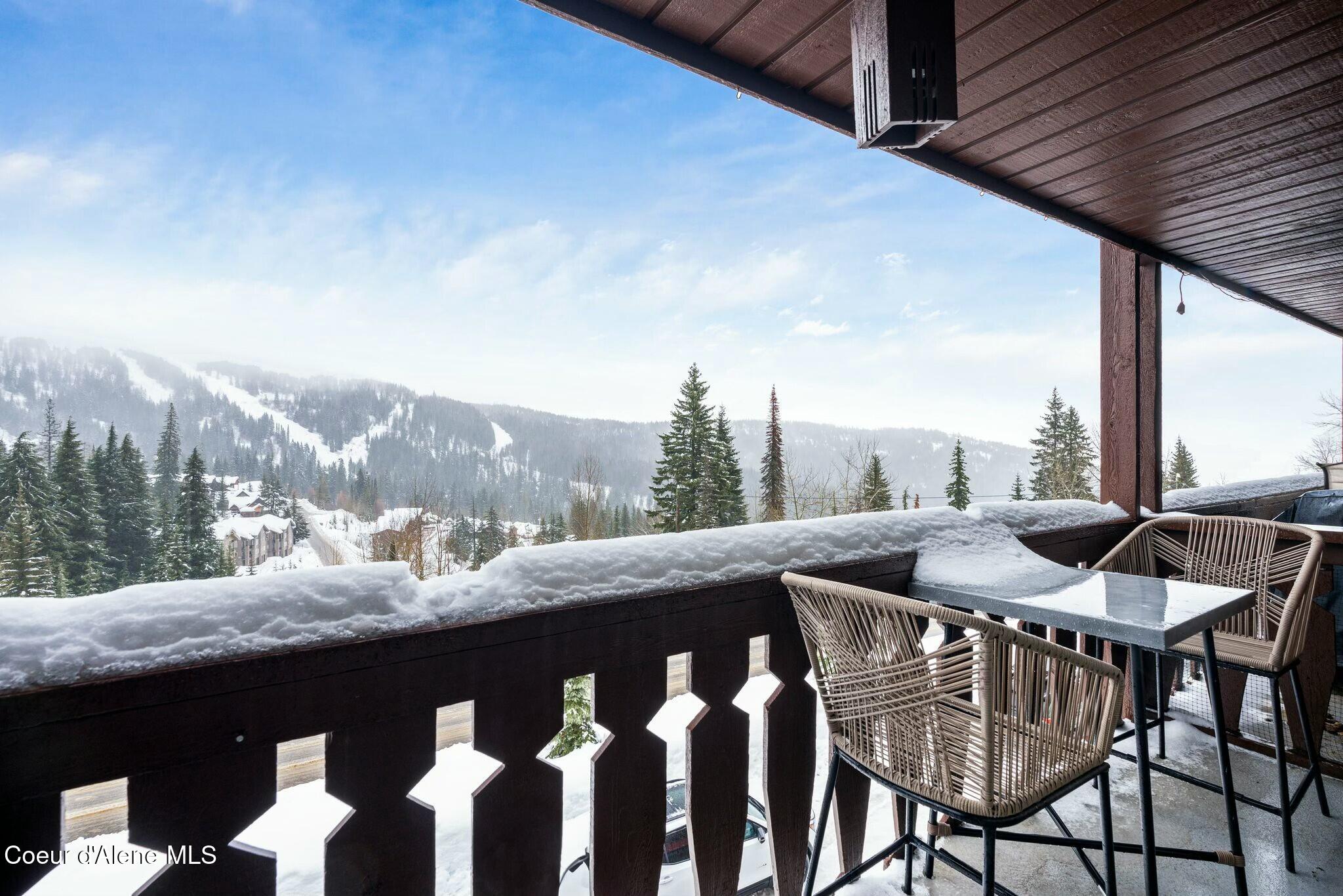 8754 Schweitzer Mountain Road, Unit 20 Sandpoint, ID 83864 - Photo 18 of 32 Village View From Deck