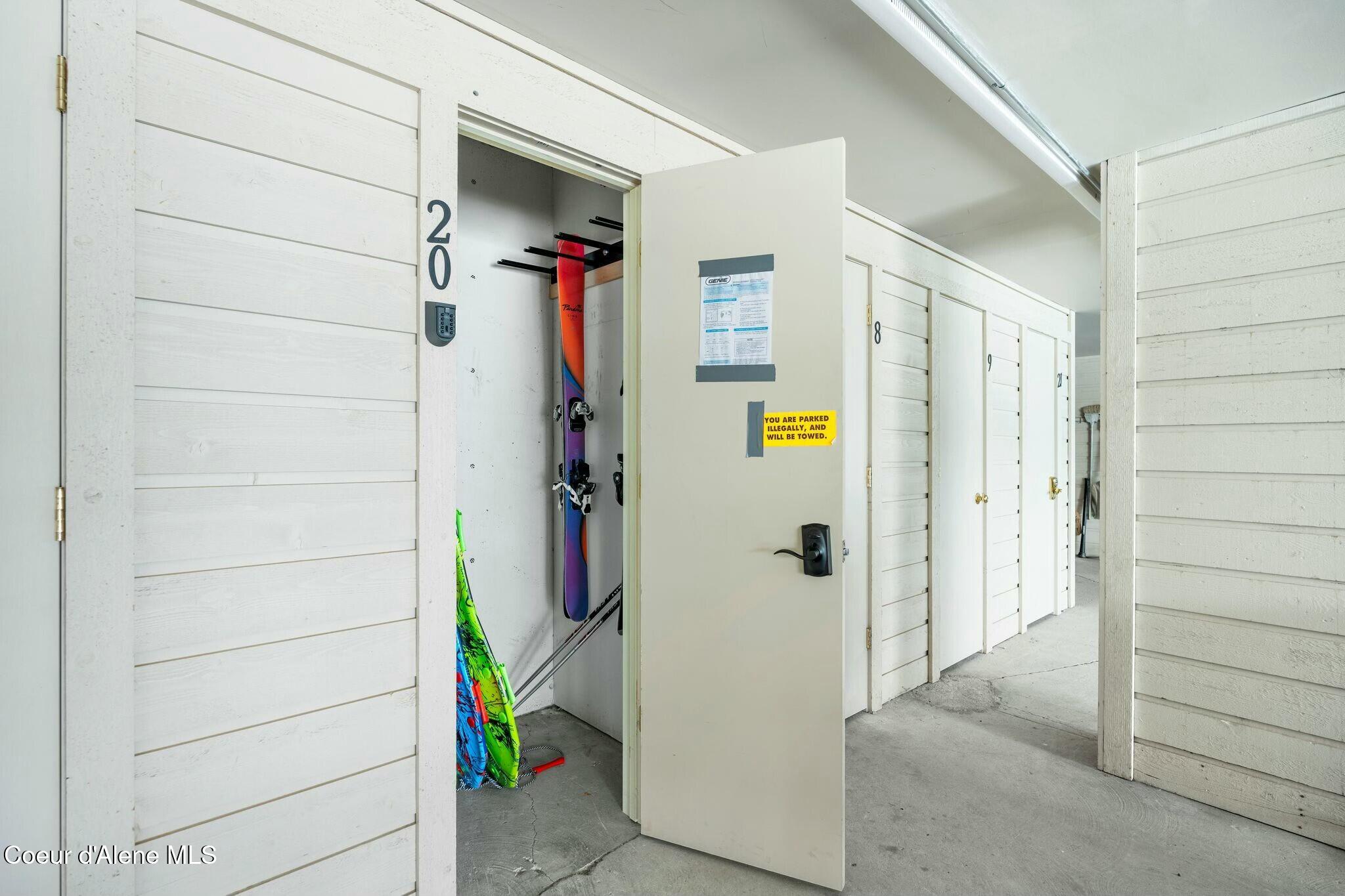 8754 Schweitzer Mountain Road, Unit 20 Sandpoint, ID 83864 - Photo 23 of 32 Large Onsite Private Locker