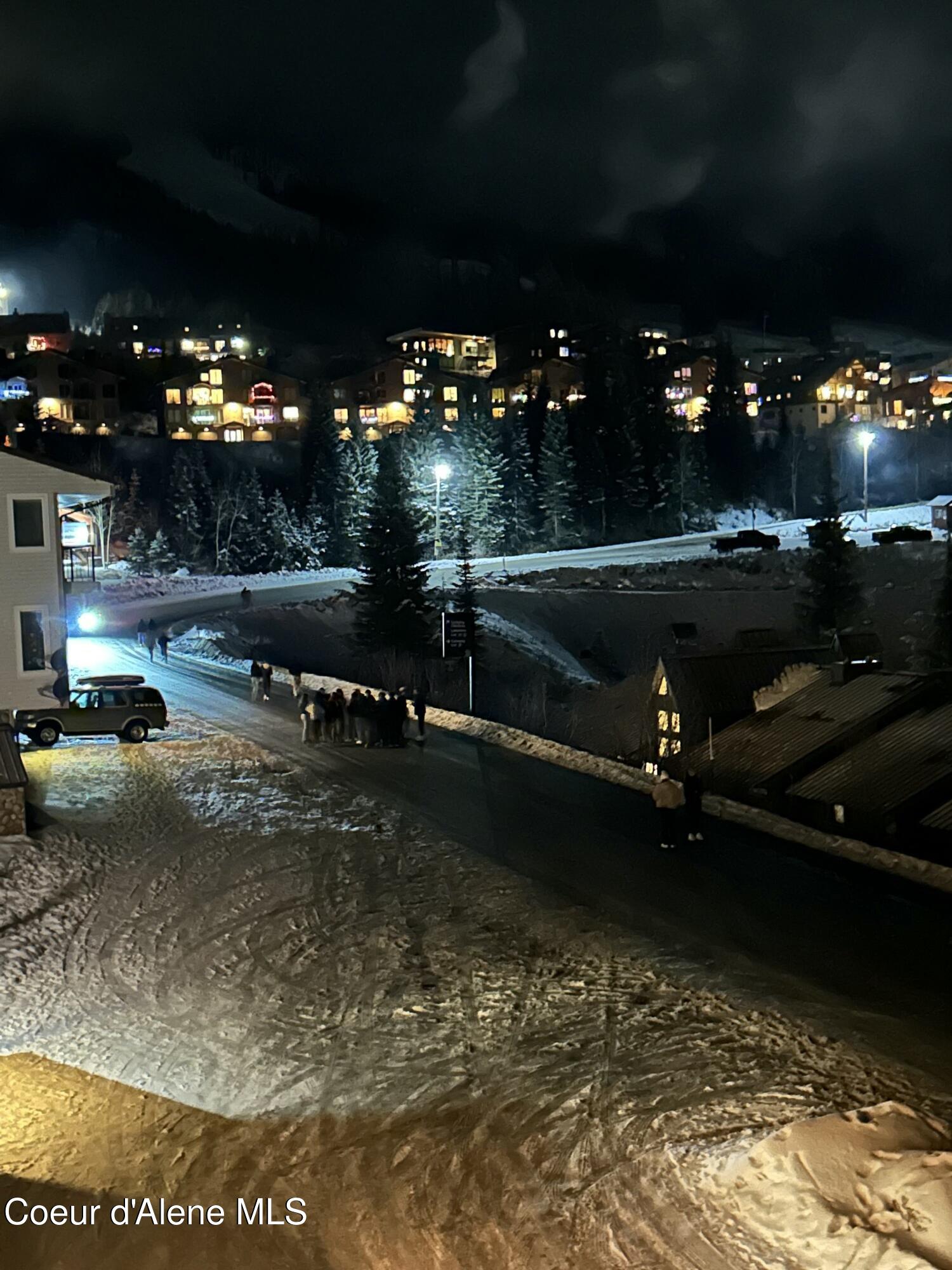 8754 Schweitzer Mountain Road, Unit 20 Sandpoint, ID 83864 - Photo 25 of 32 Winter Lights At Night