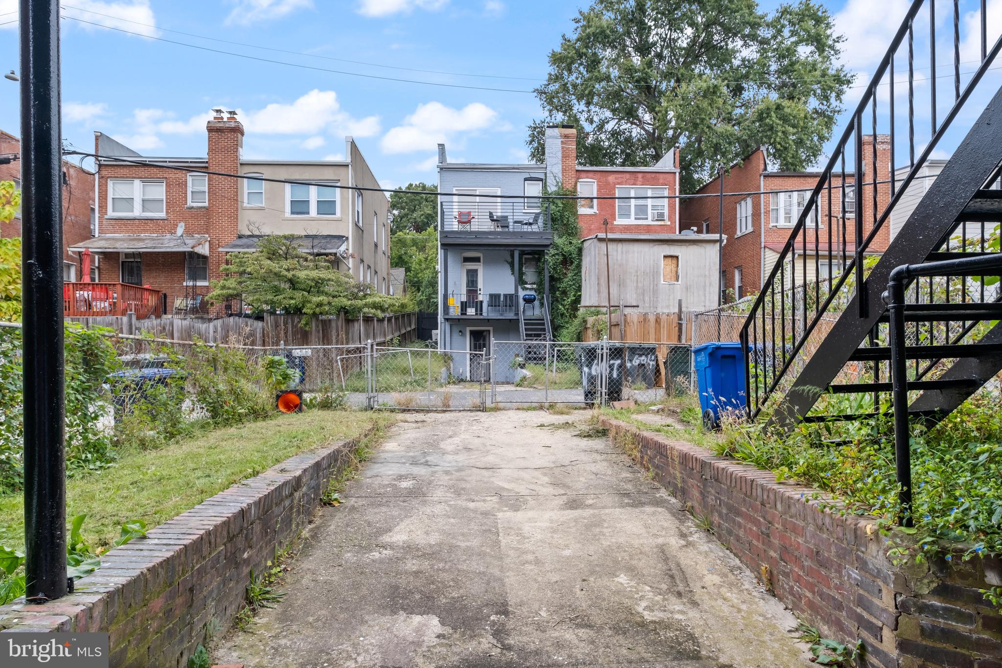 607 Tuckerman Street Northwest Washington, DC 20011 - Photo 21 of 25 a front view of a house with garden