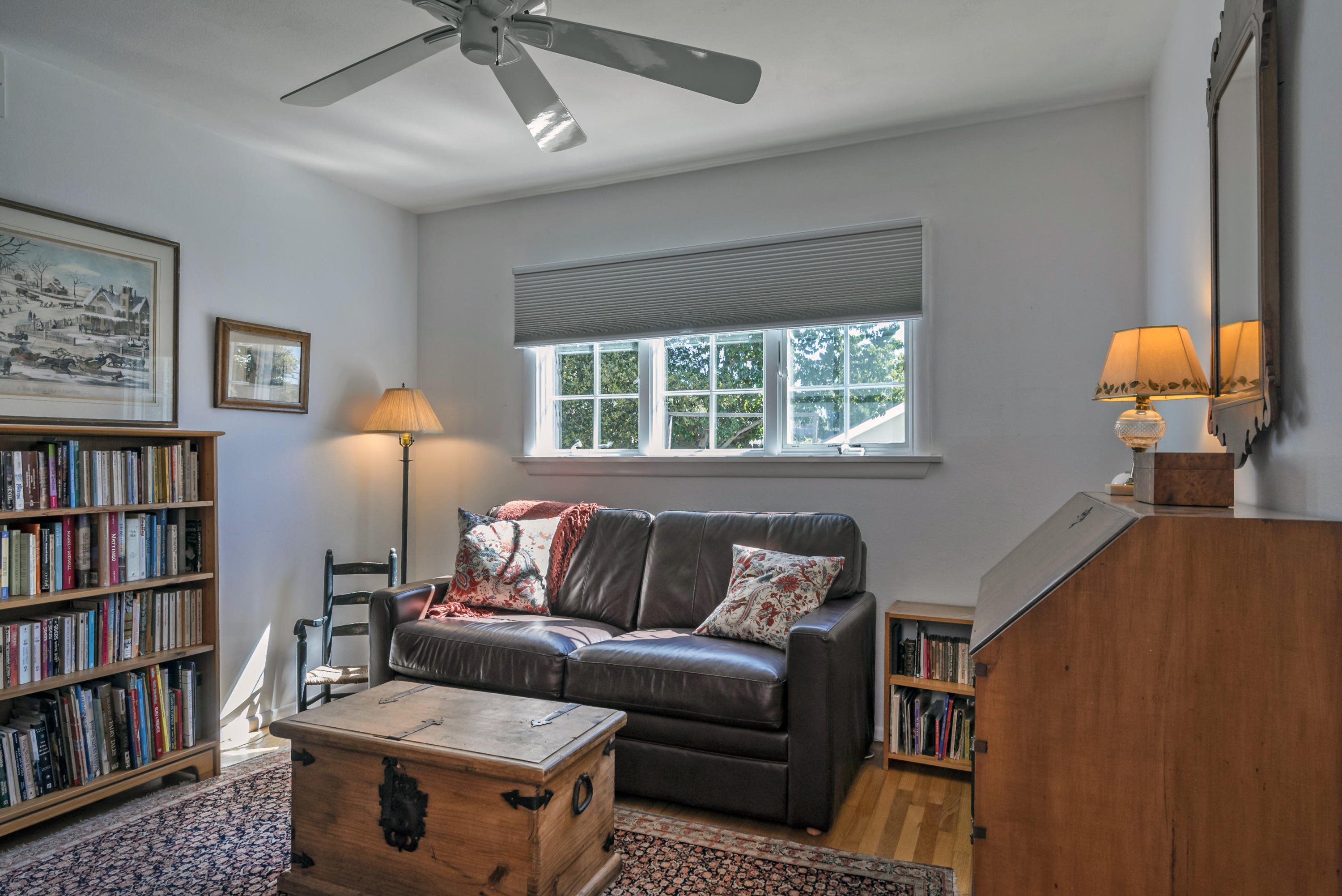 207 Alston Road Santa Barbara, CA 93108 - Photo 6 of 14 a living room with furniture and a book shelf