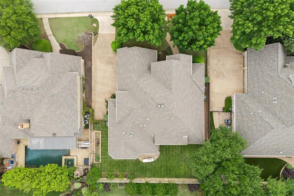 1608 Tuscan Ridge Circle Southlake, TX 76092 - Photo 35 of 36 an aerial view of a house with outdoor space