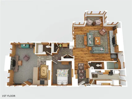 a picture of a floor plan