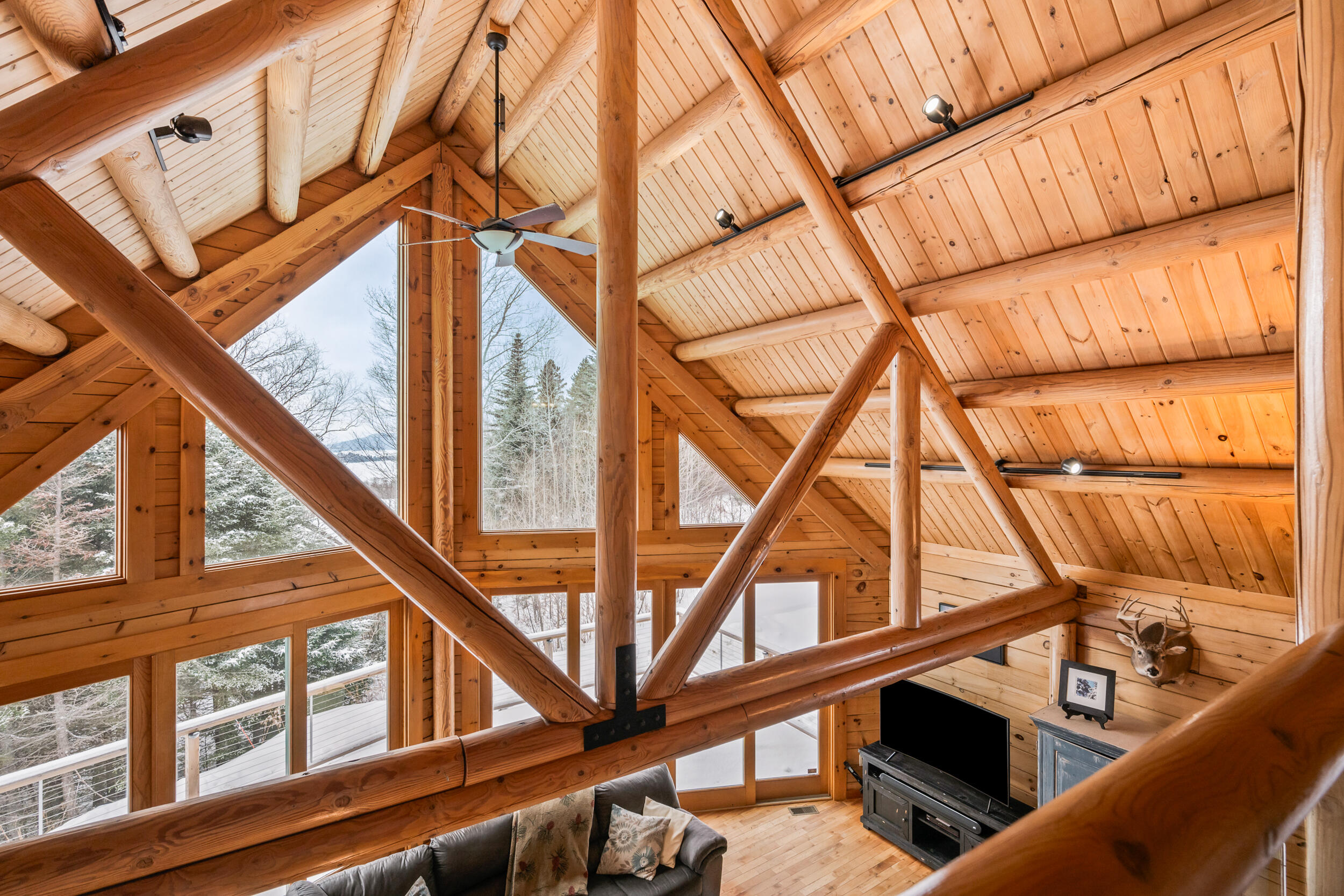 157 Kendall's Farm Trail Dallas Plt, ME 04970 - Photo 36 of 70 Loft Area and View