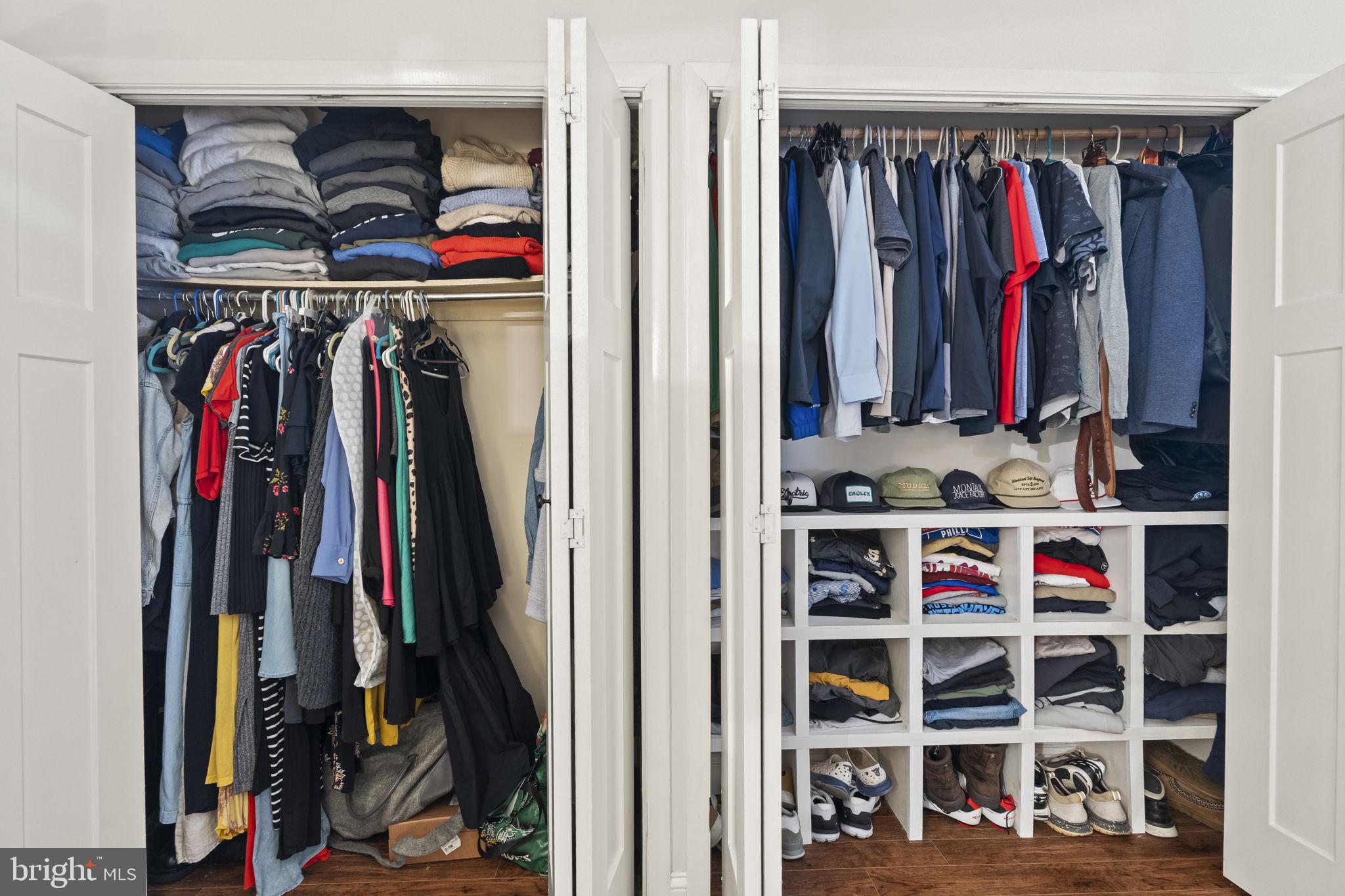 3508 San Rafael Court Springfield, PA 19064 - Photo 16 of 22 a view of walk in closet with clothes and shoes