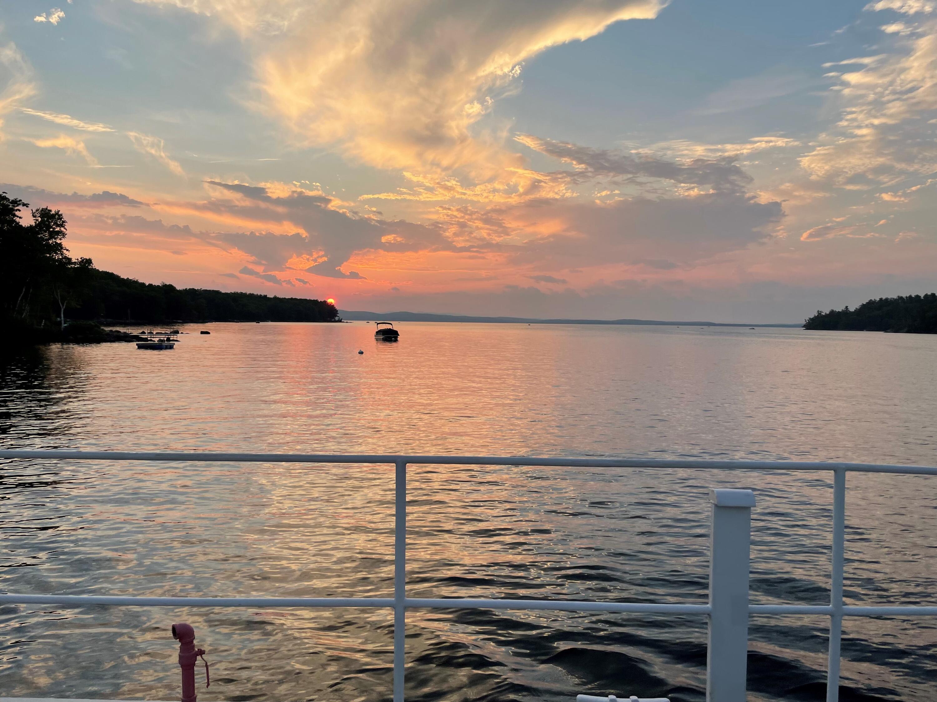 27 North Beach Road Standish, ME 04084 - Photo 13 of 16 Sunset on the ferry
